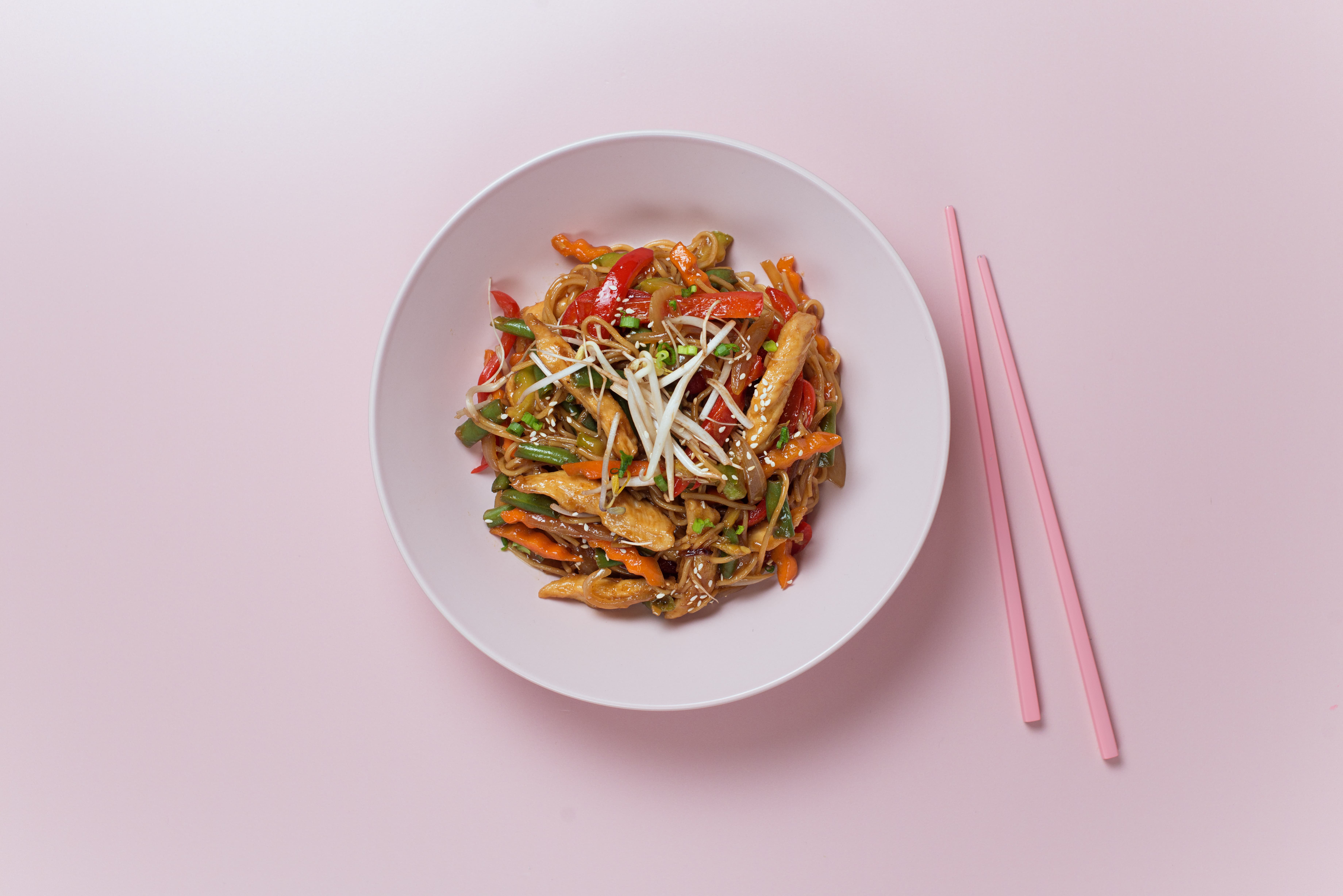 WOK с курицей